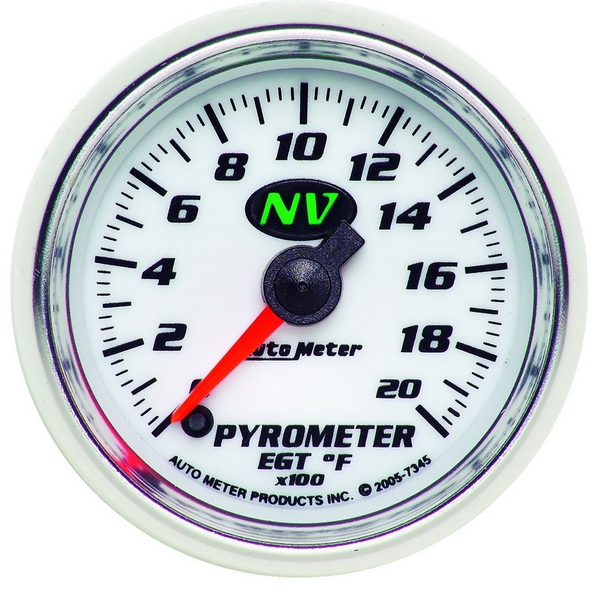 2-1/16" PYROMETER, 0-2000 F, NV